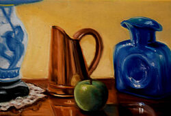 Still Life with Blue Jar